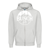 Dove Grey busch latte Zipper Hoodie - artisFamous