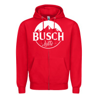 Red busch latte Zipper Hoodie - artisFamous