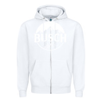 White busch latte Zipper Hoodie - artisFamous
