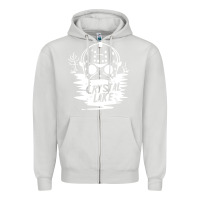 Dove Grey camp crystal lake sweatshirt Zipper Hoodie - artisFamous