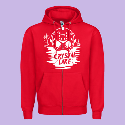 Camp Crystal Lake Sweatshirt Zipper Hoodie Designed By Artisfamous