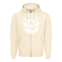 Sandshell camp crystal lake sweatshirt Zipper Hoodie - artisFamous
