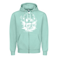 Seafoam camp crystal lake sweatshirt Zipper Hoodie - artisFamous