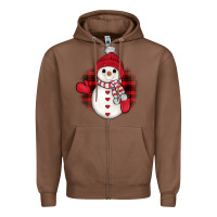 Chestnut snowman christmas Zipper Hoodie - JahusDesignShop