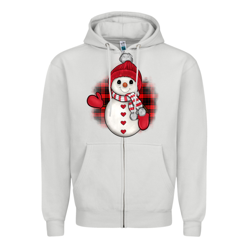 Snowman Christmas Zipper Hoodie by JahusDesignShop | Teevron