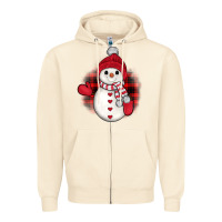 Sandshell snowman christmas Zipper Hoodie - JahusDesignShop