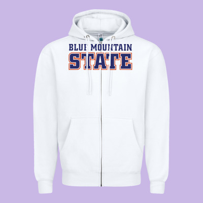 Blue Mountain State Zipper Hoodie Designed By Artisfamous