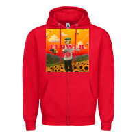 Red TYLER, THE CREATOR Zipper Hoodie - artisFamous