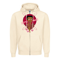 Sandshell Black Betty Boop Zipper Hoodie - artisFamous