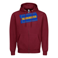 Burgundy blockbuster ticket Zipper Hoodie - artisFamous