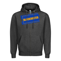 Charcoal Heather blockbuster ticket Zipper Hoodie - artisFamous