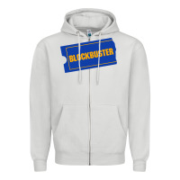 Dove Grey blockbuster ticket Zipper Hoodie - artisFamous