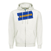 Oatmeal Heather blockbuster ticket Zipper Hoodie - artisFamous