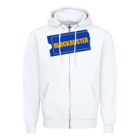 White blockbuster ticket Zipper Hoodie - artisFamous