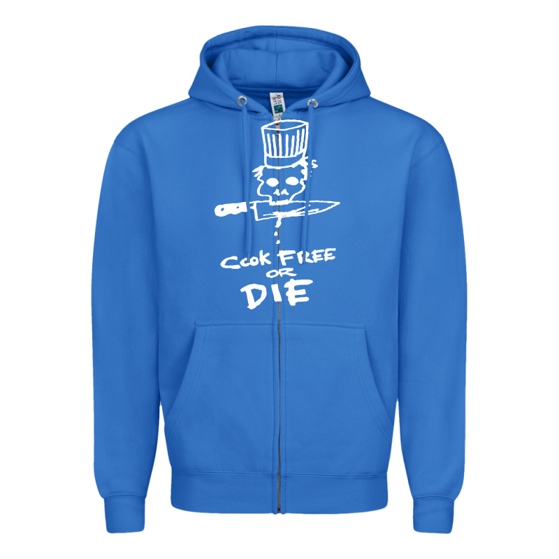 Bourdain Cook Free Or Die Zipper Hoodie by artisFamous | Teevron