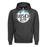 Charcoal Heather busch latte Zipper Hoodie - artisFamous