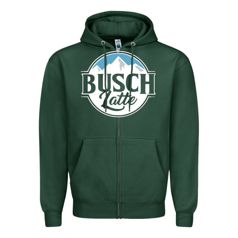 Busch Latte Zipper Hoodie by artisFamous | Teevron