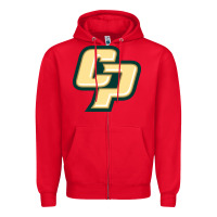 Red Cal Poly CP Zipper Hoodie - artisFamous