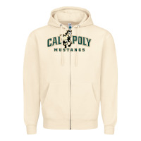 Sandshell cal poly mustangs Zipper Hoodie - artisFamous