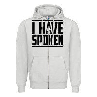 Dove Grey this is the way spoken Zipper Hoodie - artisFamous
