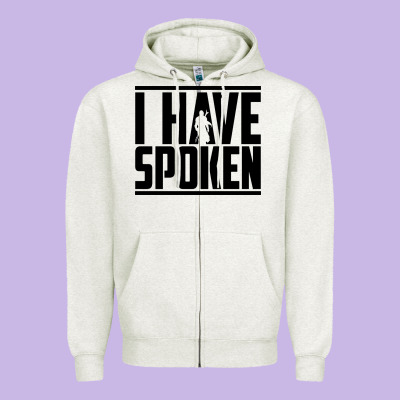 This Is The Way Spoken Zipper Hoodie Designed By Artisfamous