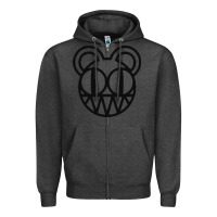 Charcoal Heather radioheat  png Zipper Hoodie - artisFamous