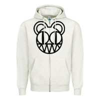 Oatmeal Heather radioheat  png Zipper Hoodie - artisFamous