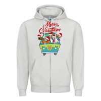 Dove Grey Scooby Doo merry christmas Zipper Hoodie - artisFamous