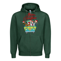 Sports Green Scooby Doo merry christmas Zipper Hoodie - artisFamous