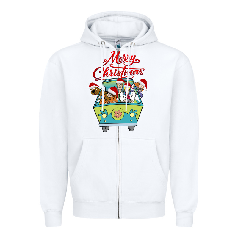 Scooby Doo Merry Christmas Zipper Hoodie by artisFamous | Teevron