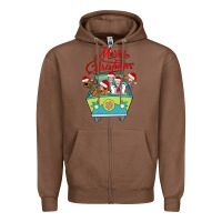 Chestnut Scooby Doo merry christmas Zipper Hoodie - artisFamous