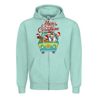 Seafoam Scooby Doo merry christmas Zipper Hoodie - artisFamous