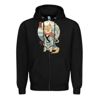 Black shiba inu dog japan Zipper Hoodie - artisFamous