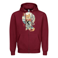 Burgundy shiba inu dog japan Zipper Hoodie - artisFamous