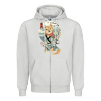 Dove Grey shiba inu dog japan Zipper Hoodie - artisFamous