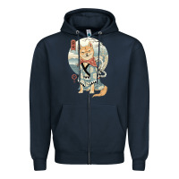 Navy shiba inu dog japan Zipper Hoodie - artisFamous
