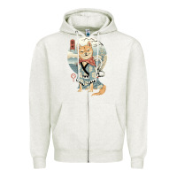 Oatmeal Heather shiba inu dog japan Zipper Hoodie - artisFamous