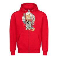 Red shiba inu dog japan Zipper Hoodie - artisFamous