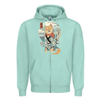 Seafoam shiba inu dog japan Zipper Hoodie - artisFamous