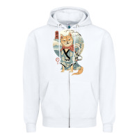 White shiba inu dog japan Zipper Hoodie - artisFamous