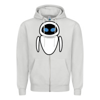 Dove Grey eve Zipper Hoodie - artisFamous