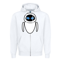 White eve Zipper Hoodie - artisFamous