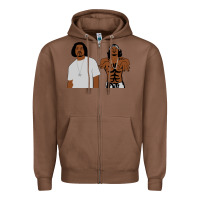 Chestnut outkast Zipper Hoodie - artisFamous