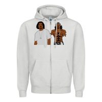Dove Grey outkast Zipper Hoodie - artisFamous