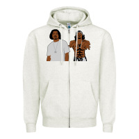Oatmeal Heather outkast Zipper Hoodie - artisFamous