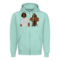 Seafoam outkast Zipper Hoodie - artisFamous