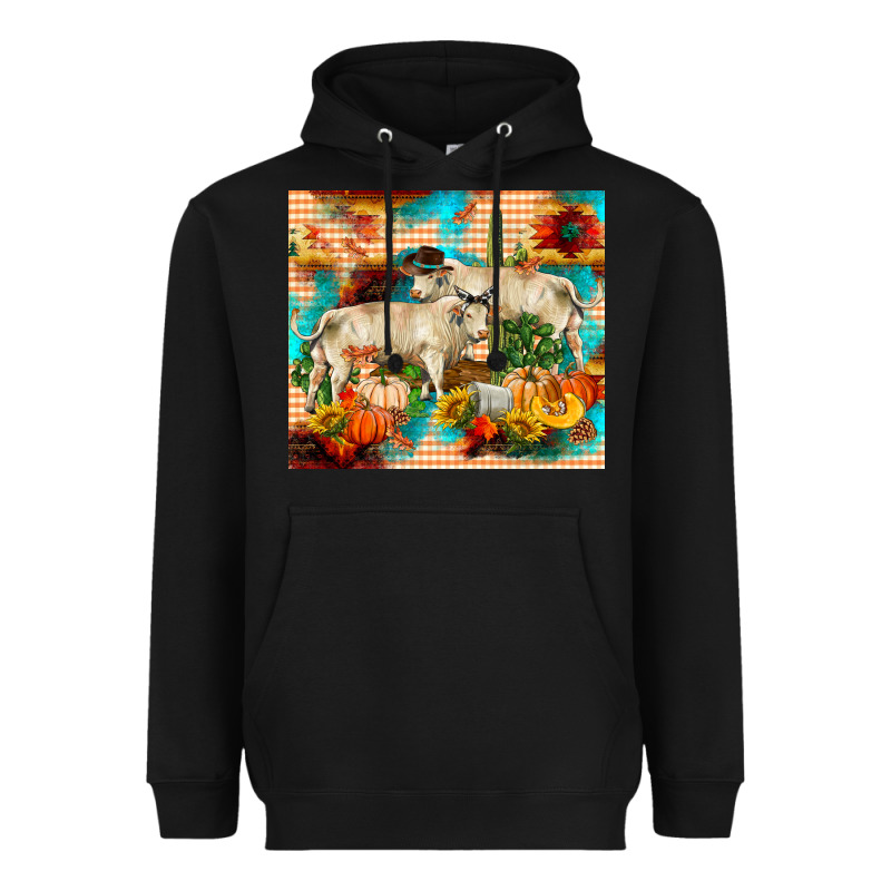 Fall Charolais Bulls Heavyweight Hoodie by RanaPortraitStore | Teevron