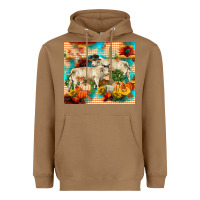 Toasted Coconut fall charolais bulls Heavyweight Hoodie - RanaPortraitStore