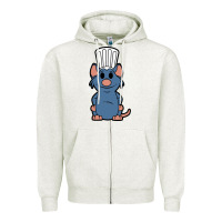 Oatmeal Heather ratatouille remy Zipper Hoodie - artisFamous