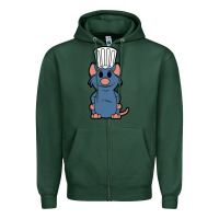 Sports Green ratatouille remy Zipper Hoodie - artisFamous